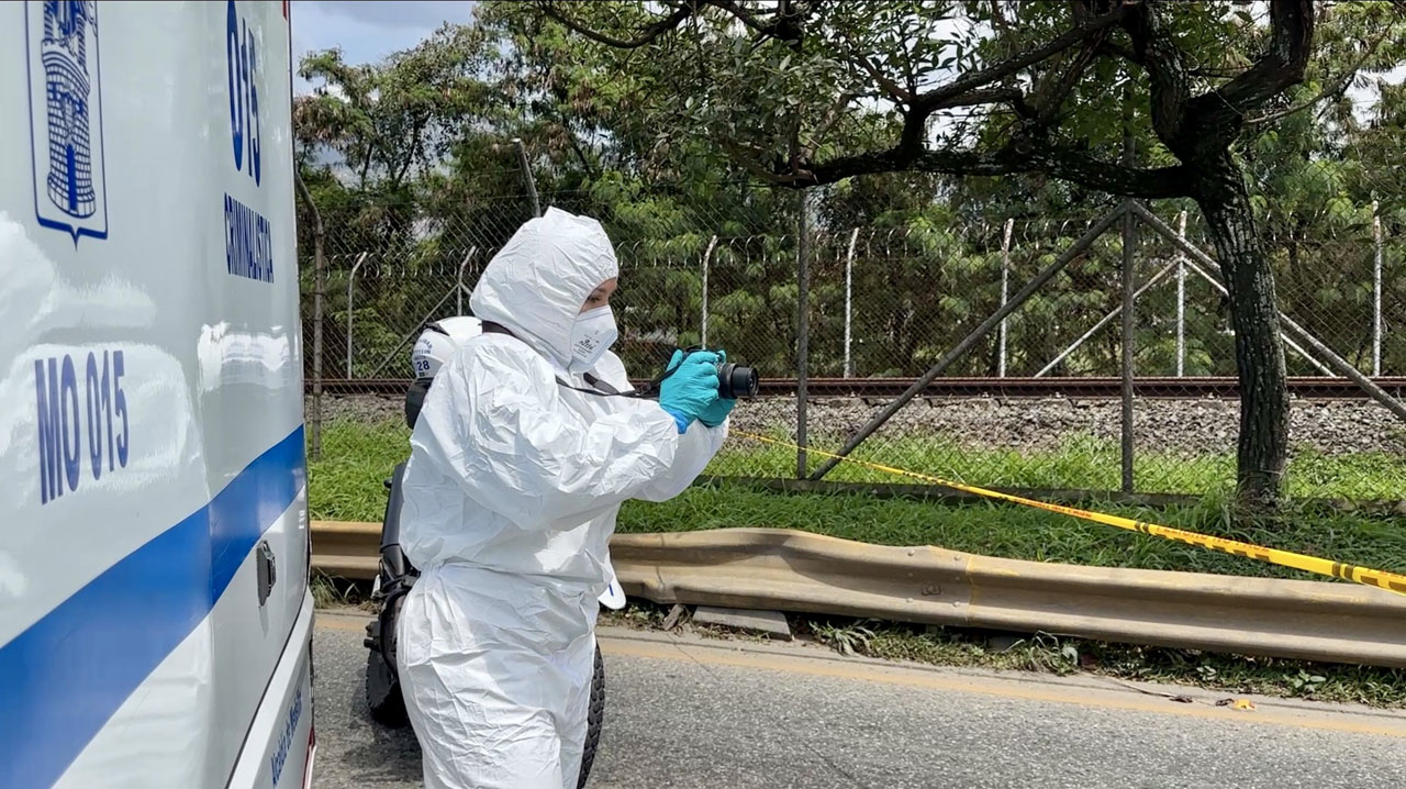 Catalina Mejía agente de tránsito