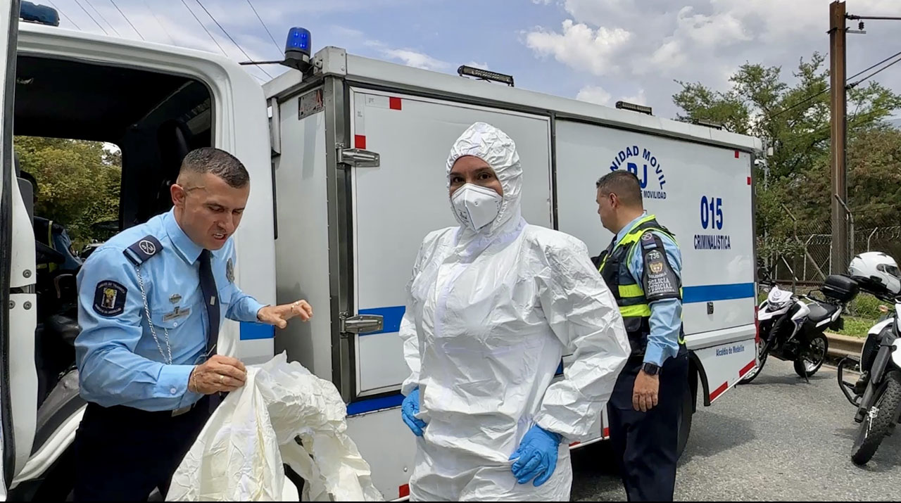 Catalina Mejía agente de tránsito