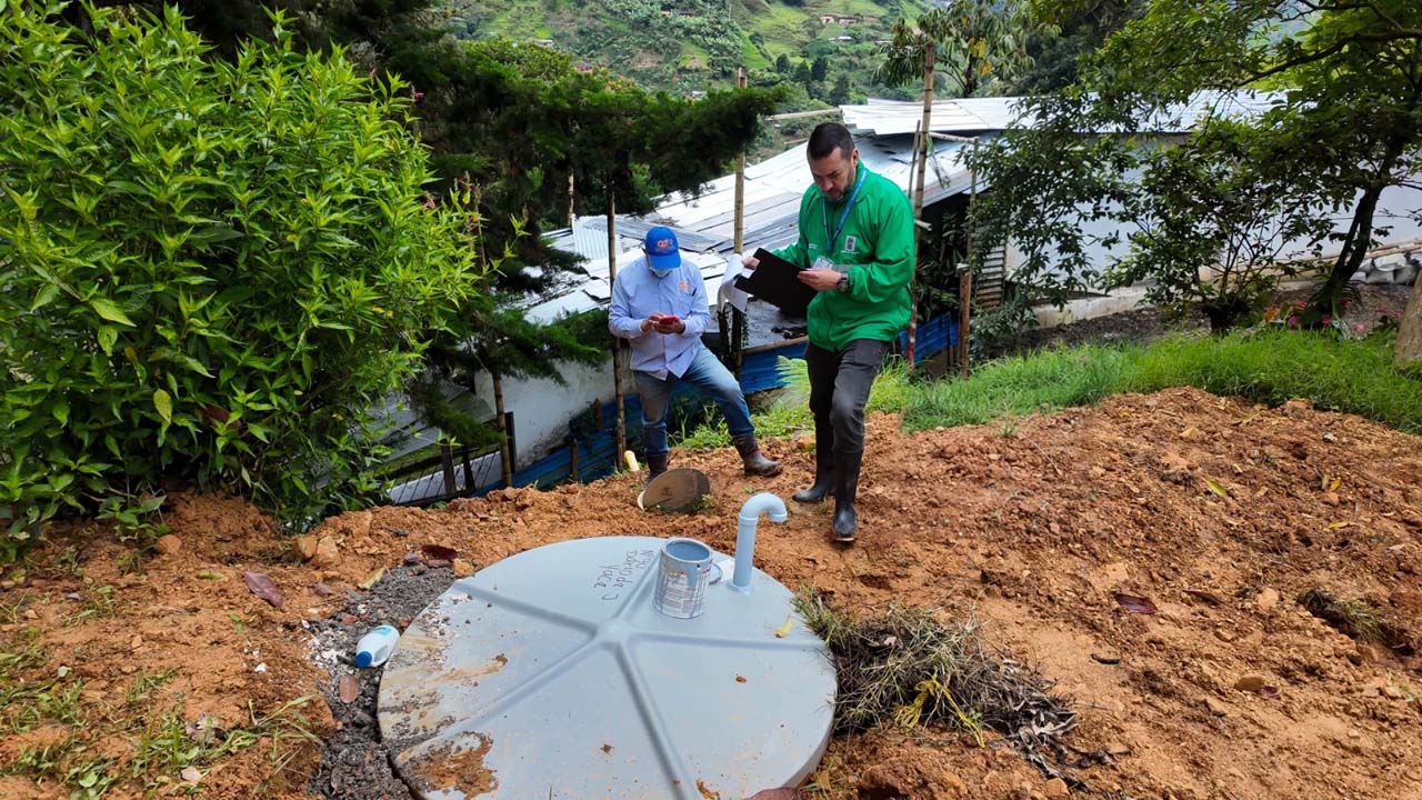 Imagen pozos sépticos instalados en Palmitas (1)