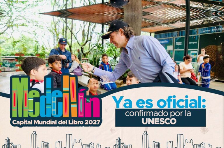 Unesco designa a Medellín como Capital Mundial del Libro 2027, un hito histórico para la ciudad