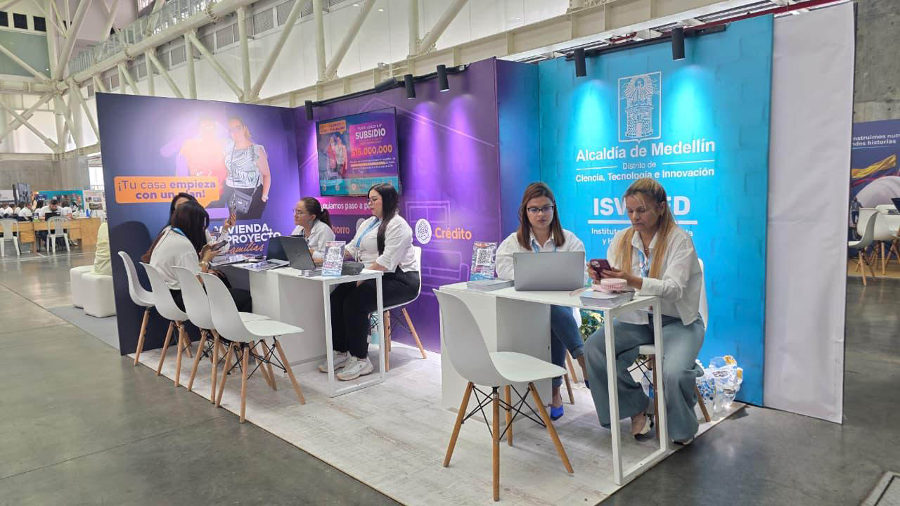 Imagen de stand para asesoría sobre crédito de vivienda