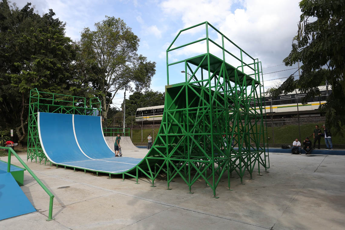 Imagen pista de skate restaurada