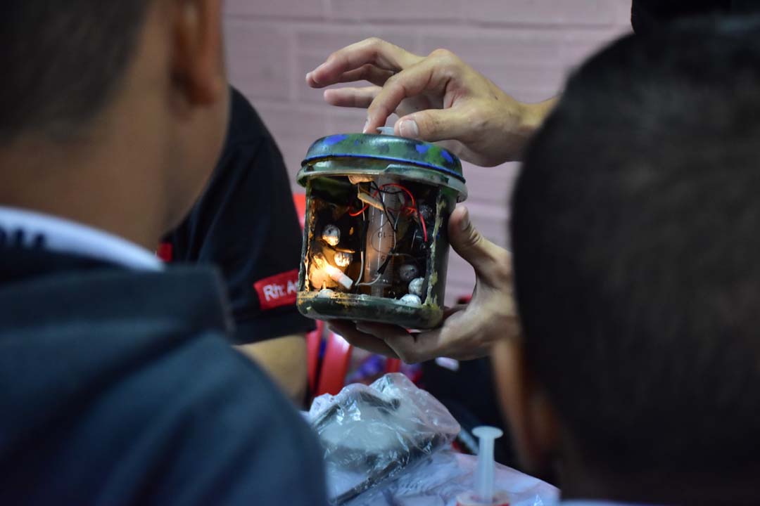 Imagen talleres y títeres, en Medellín niñas, niños y jóvenes aprendieron sobre la prevención de minas antipersonal (1)