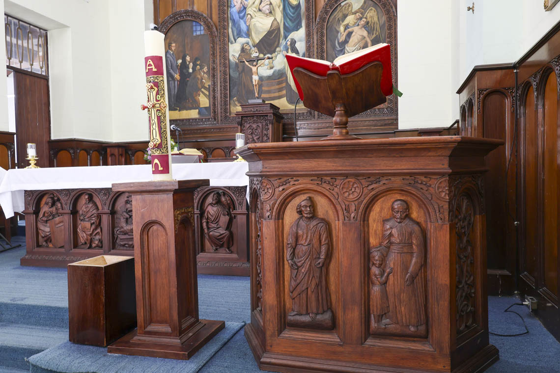 Imagen de capilla del Museo Cementerio San Pedro