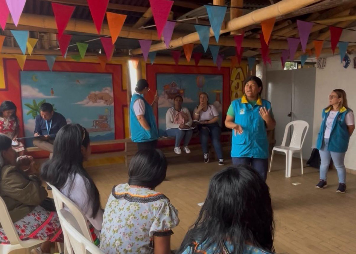 Imagen niñas y niños indígenas gozan de sus derechos con el programa Buen Comienzo (1)
