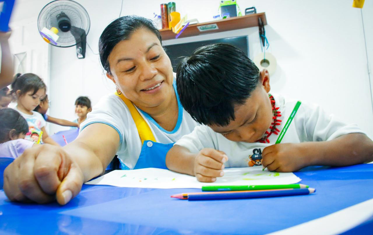 Imagen niñas y niños indígenas gozan de sus derechos con el programa Buen Comienzo (3)