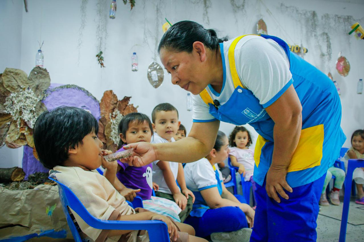 Imagen niñas y niños indígenas gozan de sus derechos con el programa Buen Comienzo (6)
