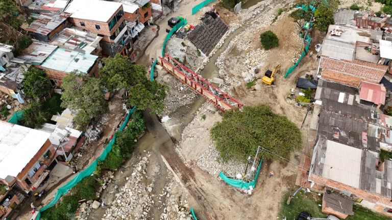 Imagen panorámica de una obra