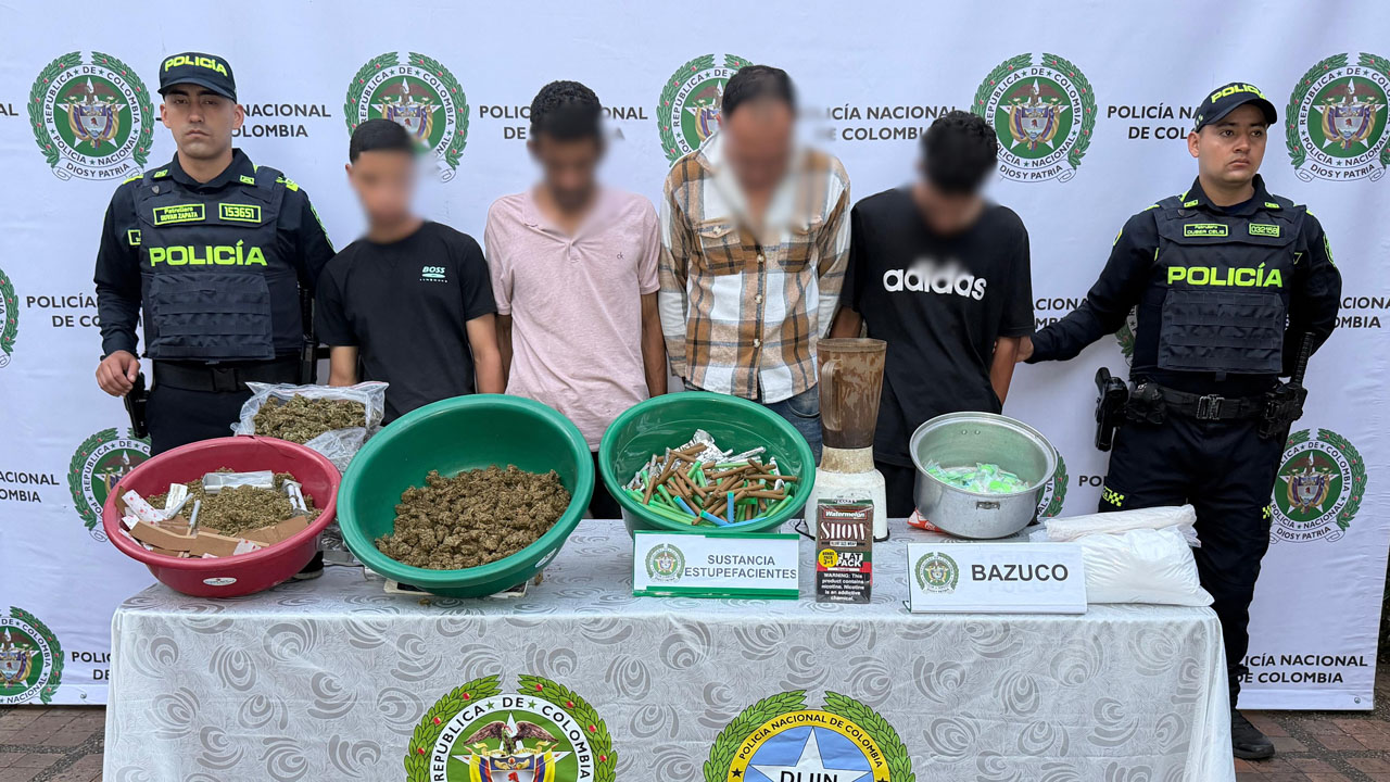 Autoridades dieron otro golpe a estructuras del narcotráfico en Medellín Imagen autoridades dieron otro golpe a estructuras del narcotráfico en Medellín (1)