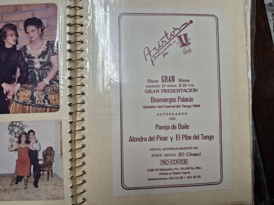 Imagen bailarina de 93 años que ha enaltecido el Festival Internacional de Tango de Medellín CON PIBE -93 años