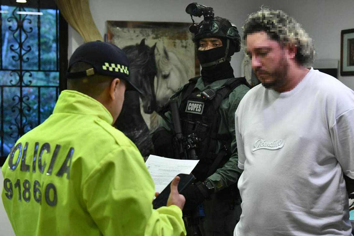 Imagen de persona siendo capturada