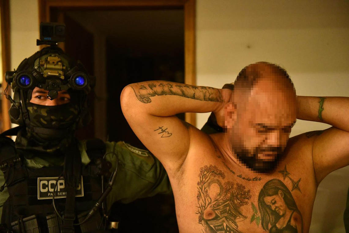 Imagen de un hombre capturado