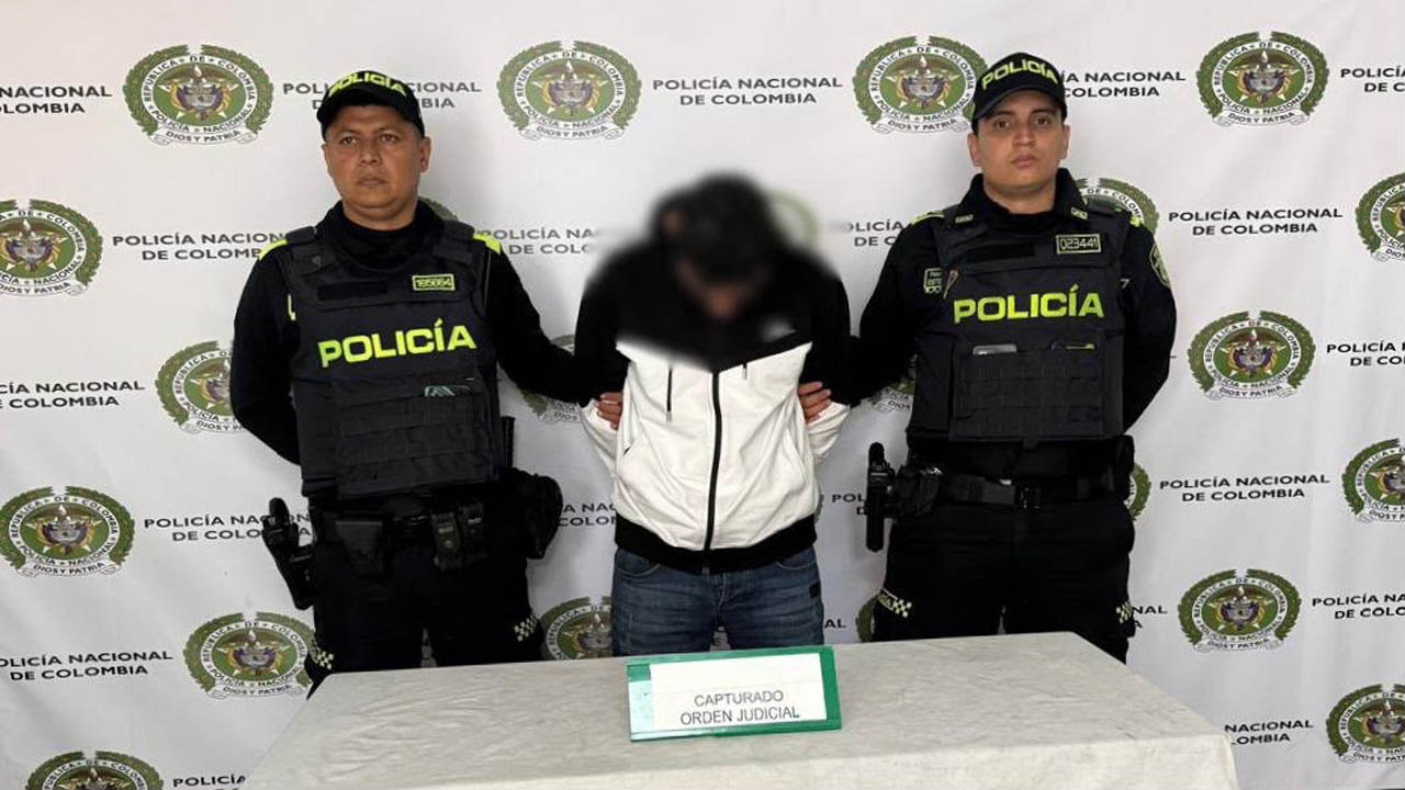 Imagen de un joven capturado