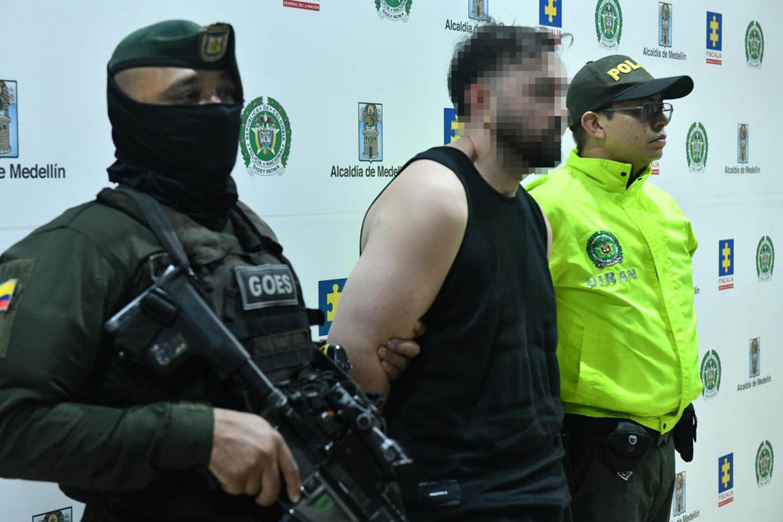 Imagen del capturado alias El Capo