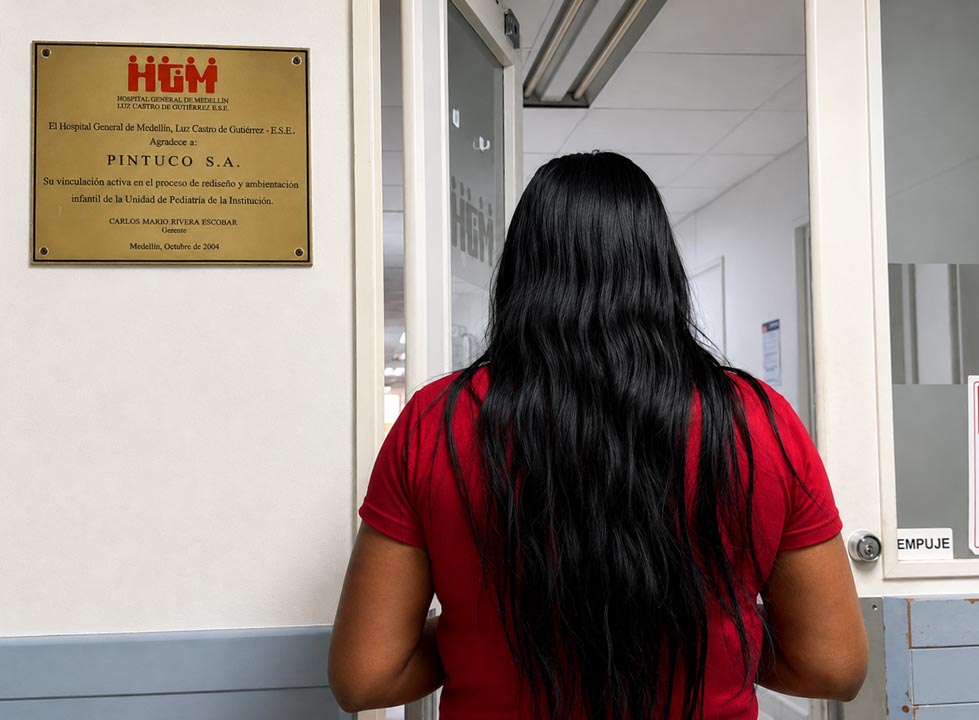 Hospital General de Medellín Imagen la cirugía que le devolvió la sonrisa a Luz Yerly Mamá caminando hospital