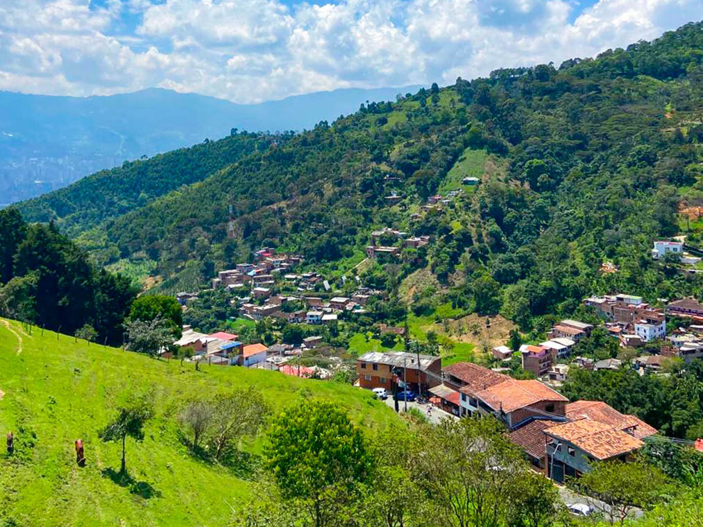 Imagen panorámica del Cerro de las Tres Cruces