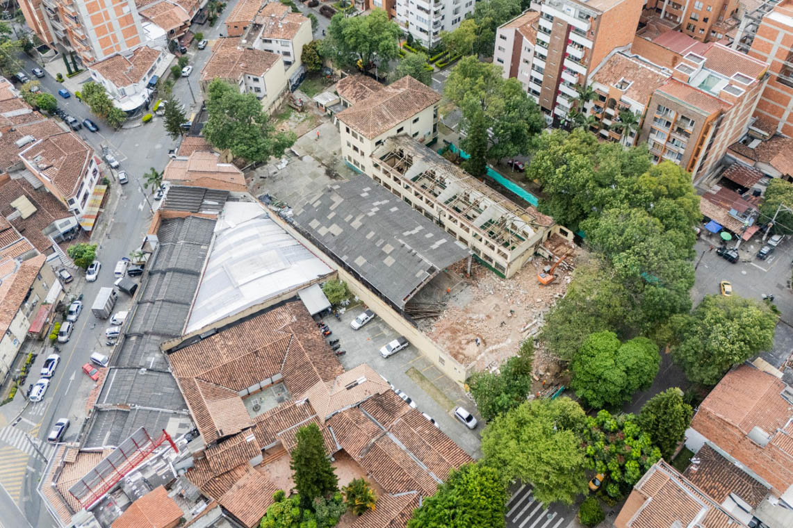 Imagen panorámica donde quedará megacolegio en La América