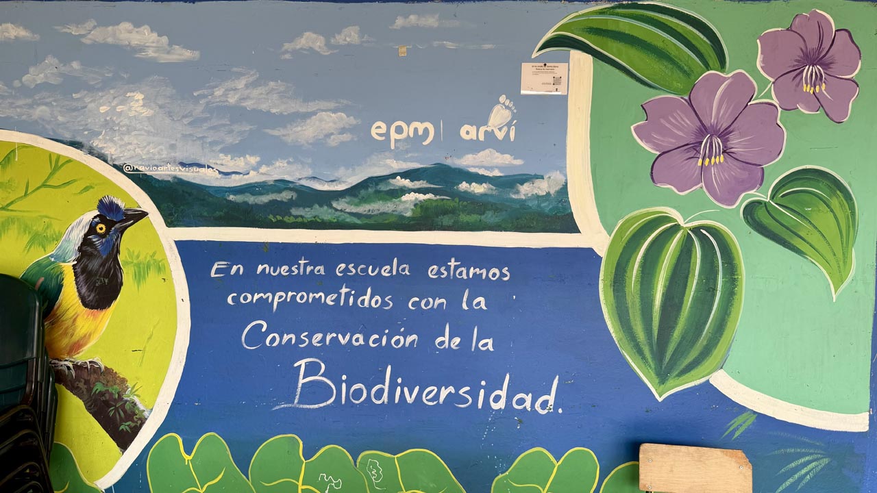 14. Mural escuela