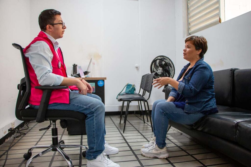 Imagen Nor Jean, refugiada venezolana que vive en Medellín ATENCION