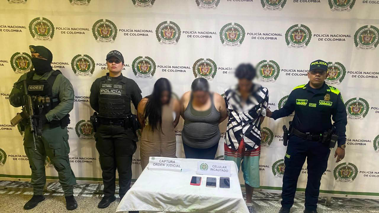 Imagen de personas capturadas