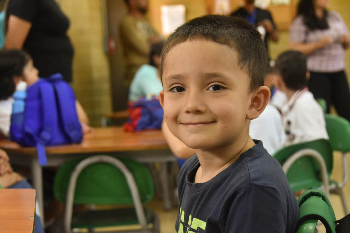 Imagen de un niño sonriente