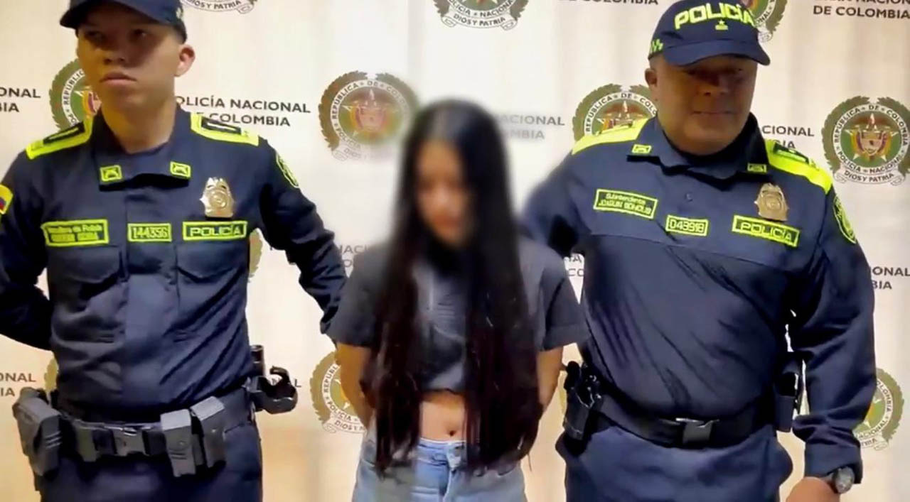 Imagen de una mujer capturada
