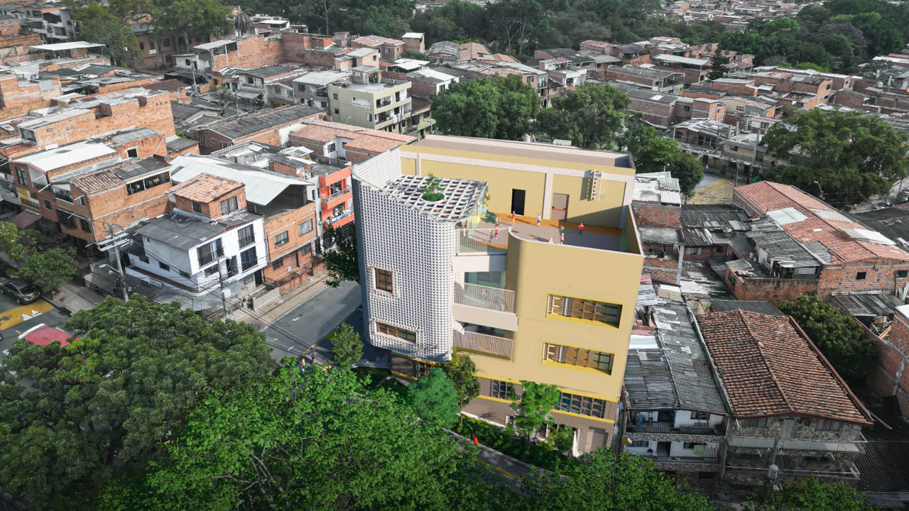 Render del Buen Comienzo en el barrio Castilla