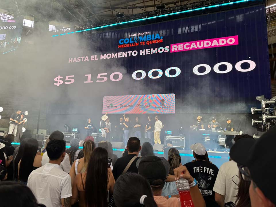 Colombia, Medellín Te Quiere el concierto en el que miles de personas expresaron su solidaridad (14)