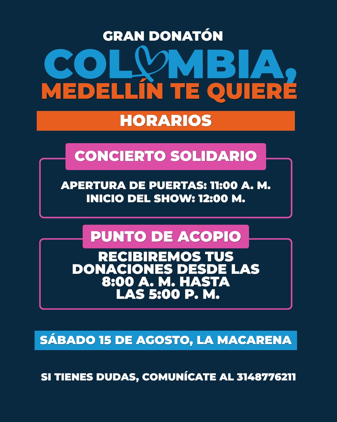 Imagen de Donatón Concierto Medellín Te Quiere - 2