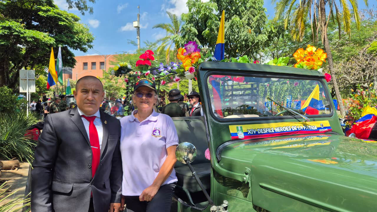 Luis Alejandro Torres Merchán, Veterano del Ejército Nacional en el grado Sargento Primero y Beatriz Elena Ospina Osorio, Veterana de la Policía General en el grado de Intendente Jefe Imagen de Luis Alejandro Torres Merchán, Veterano del Ejército Nacional en el grado Sargento Primero y Beatriz Elena Ospina Osorio, Veterana de la Policía General en el grado de Intendente Jefe