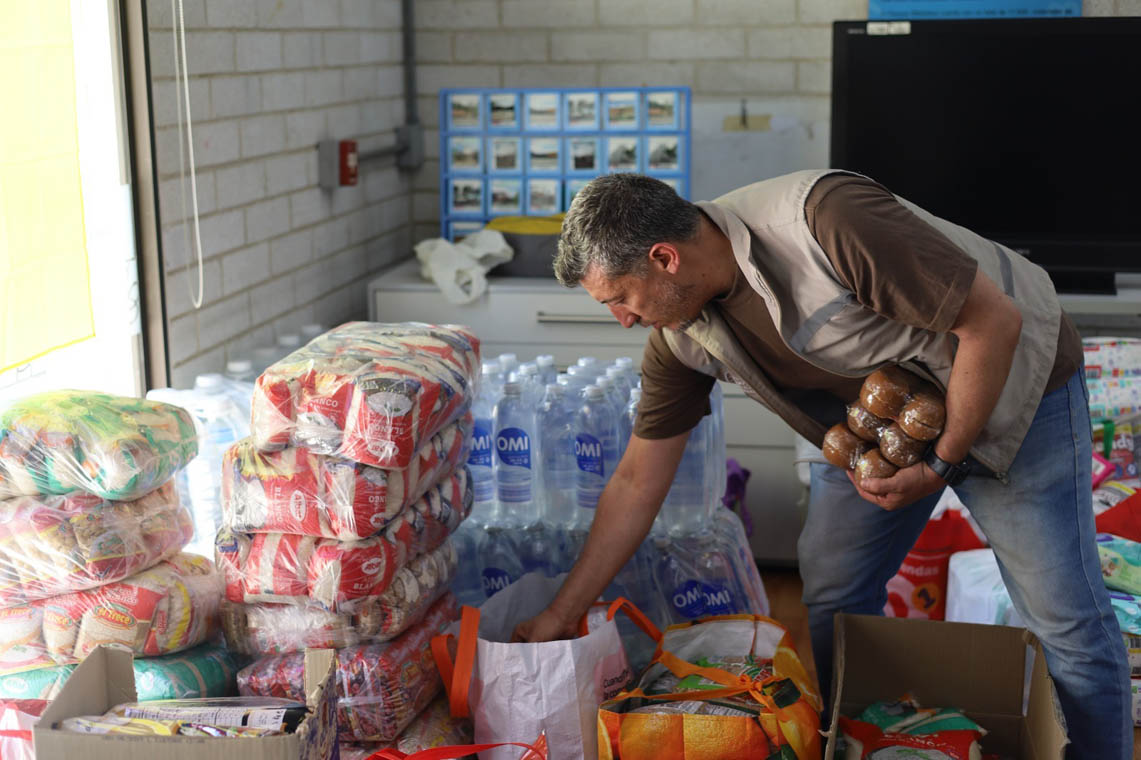 Imagen de recolección de ayudas por Terremoto del Chocó