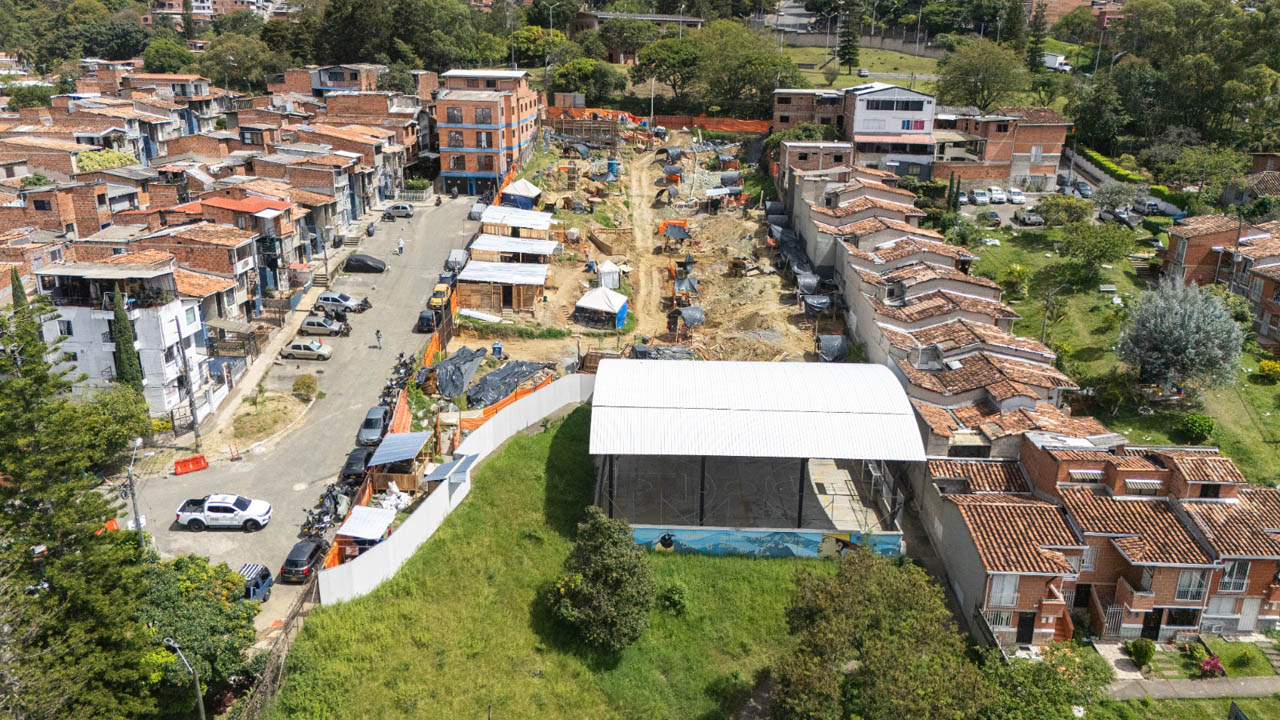 Imagen de una panorámica de una obra en construcción