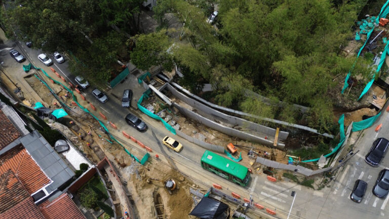 Imagen obras de la quebrada La Sucia (1)