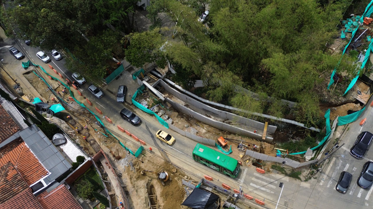 Imagen obras de la quebrada La Sucia (1)