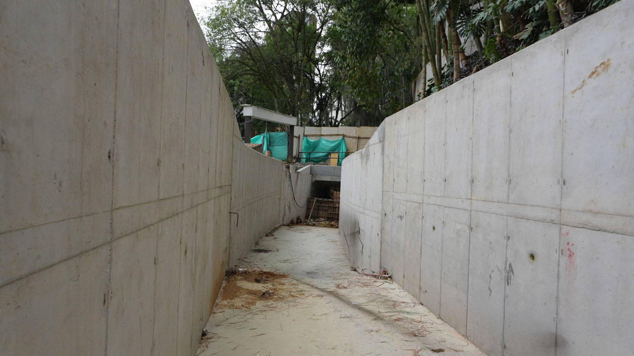 Obras de la quebrada La Sucia Imagen obras de la quebrada La Sucia (2)