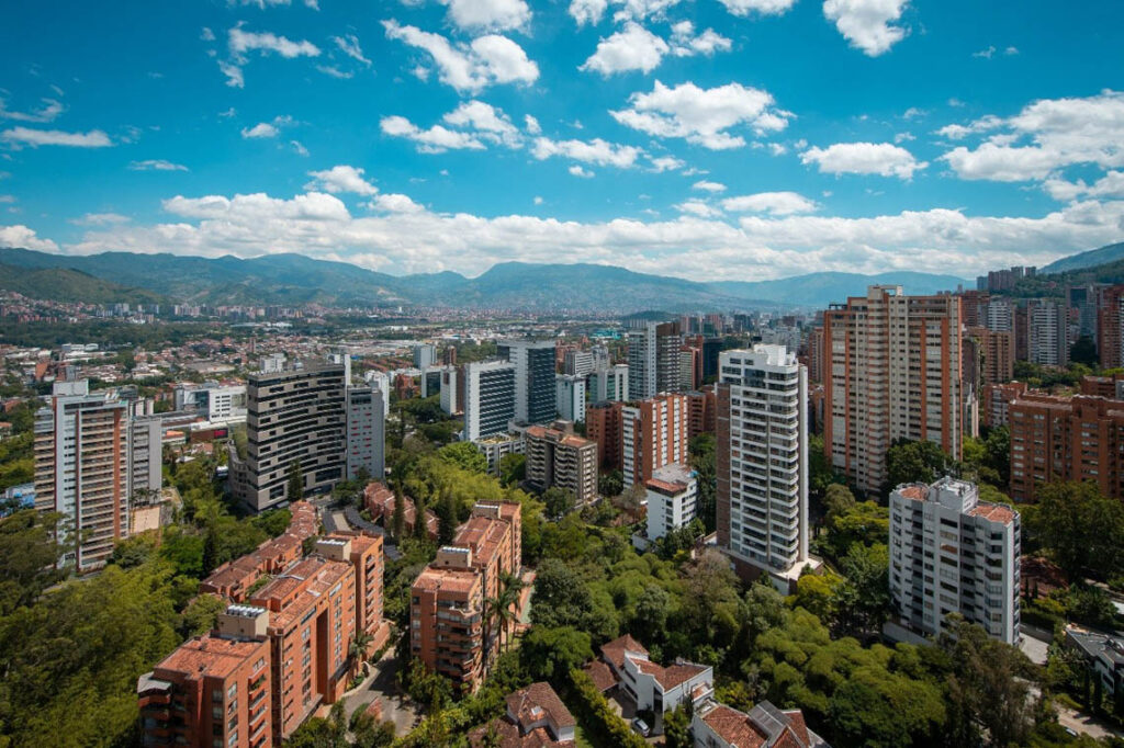 Imagen panorámica Medellín
