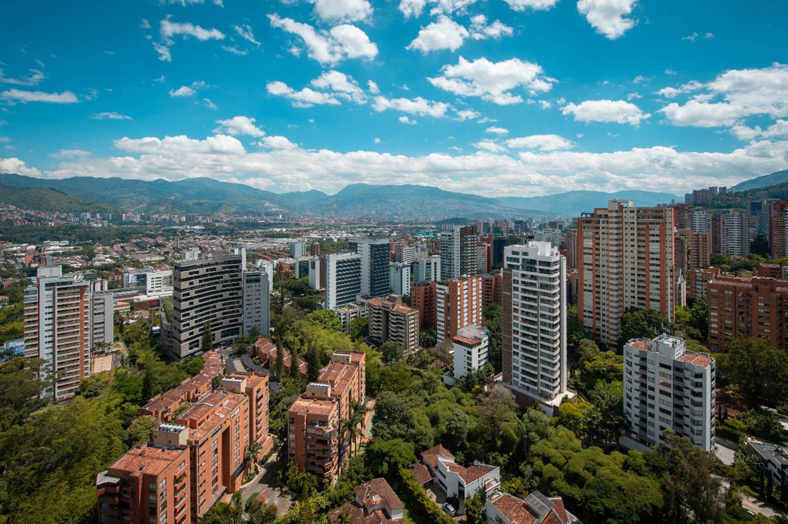 Imagen panorámica Medellín