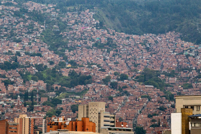 Imagen panorámica de Medellín
