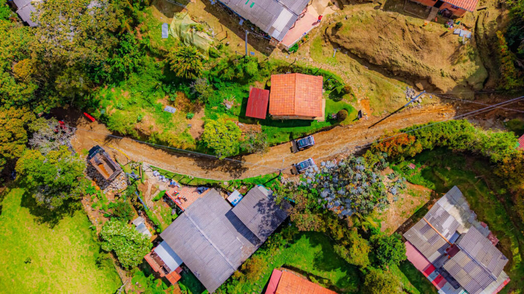 Imagen panorámica de corregimiento