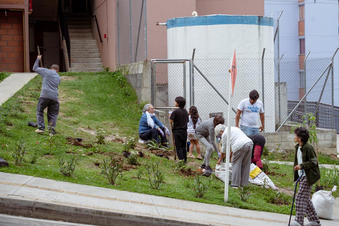 Vecinos de Ventto participan en un Laboratorio de Cultura Ciudadana con una jornada de siembra cuidando