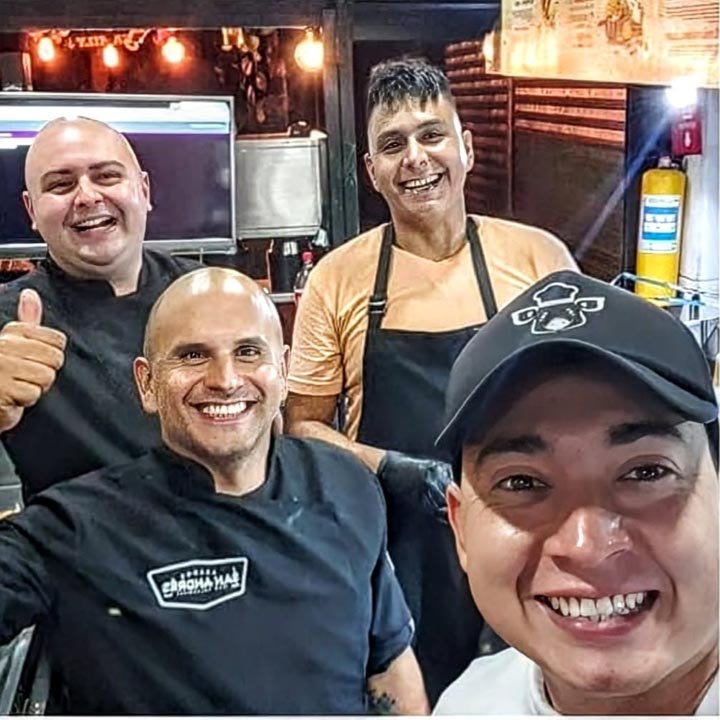Capacitación chefs Camilo Castaño, Asados San Andres, Santiago Sepulveda.