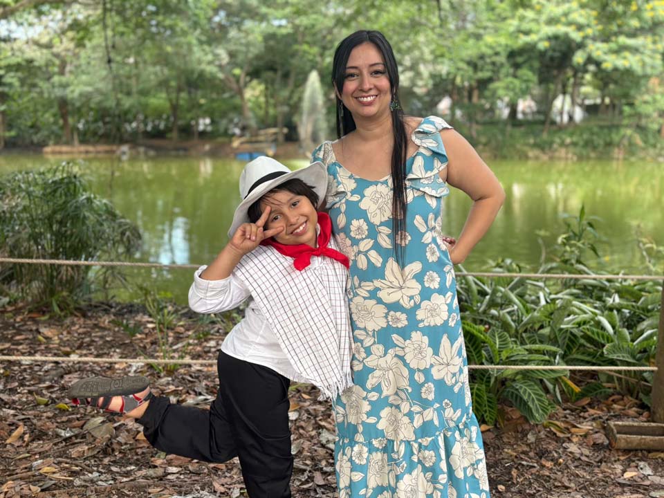 Marcos y su mamá 