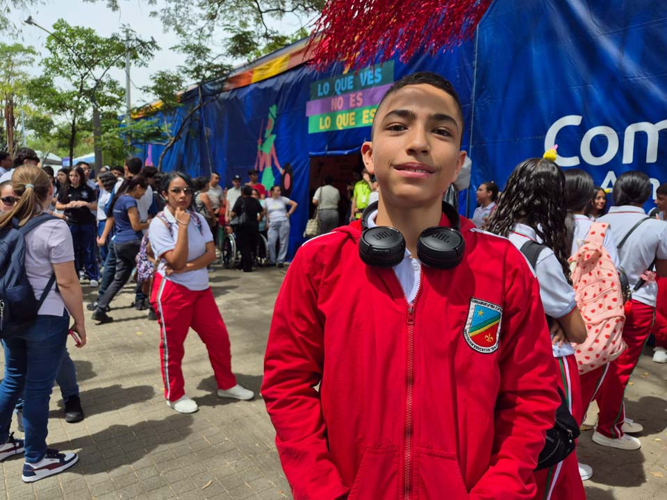 Thiago Aguirre, estudiante de sexto 1 de la I. E. San José de Betulia. Imagen Thiago Aguirre, estudiante de sexto 1 de la I. E. San José de Betulia.