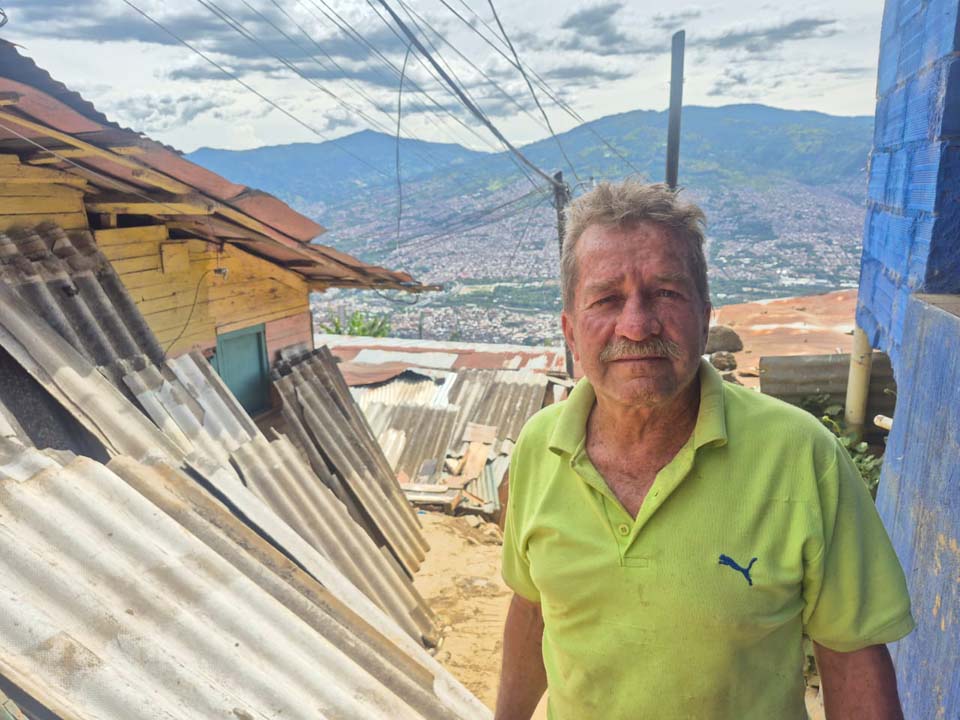 Ruperto Acevedo, habitante del barrio Carpinelo. Ruperto Acevedo, habitante del barrio Carpinelo.