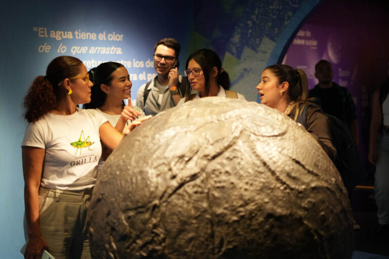 Imagen de asistentes al Parque Explora