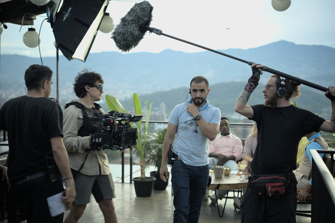 Imagen de un equipo de filmación