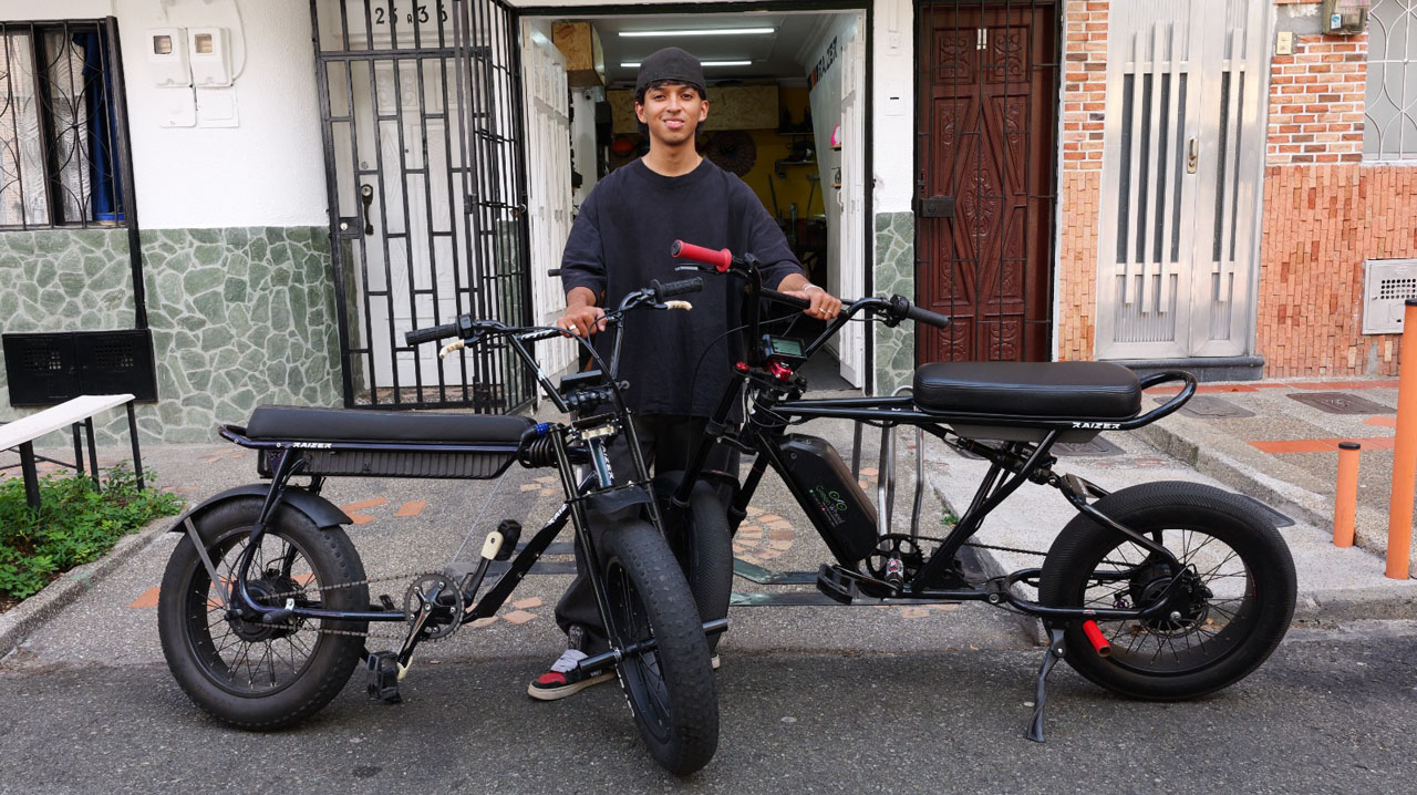 Imagen estudiante del ITM desarrolla bicicleta eléctrica de bajo costo (1)