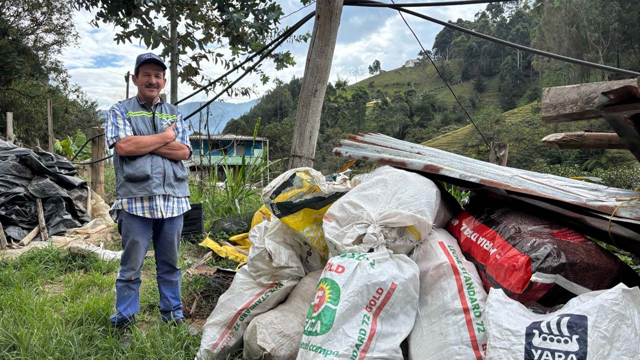 Imagen manejo de residuos en zonas rurales de Medellín