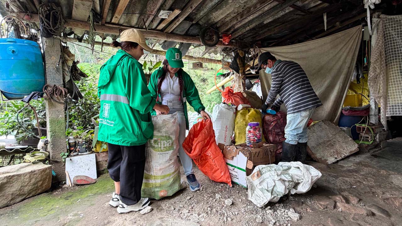 Imagen manejo de residuos en zonas rurales de Medellín