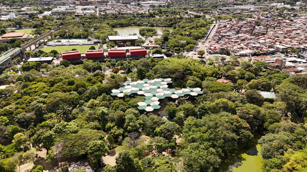 Imagen panorámica del Jardín Botánico